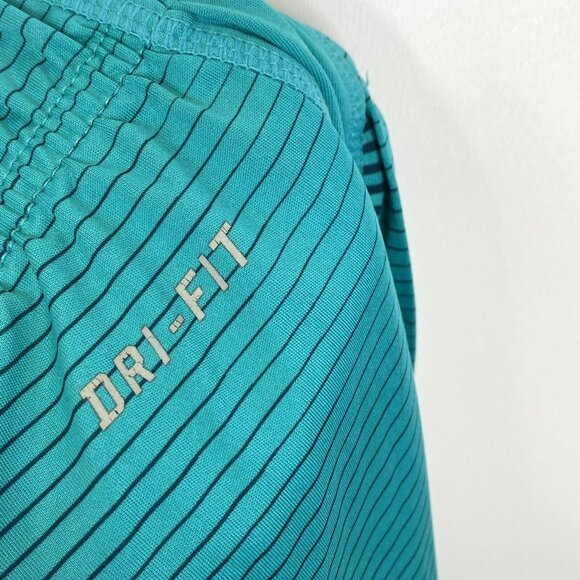NikeShorts Mens Size Large Dri-Fit Teal Green Pull On 9.5" Inseam Basketball - Picture 6 of 6